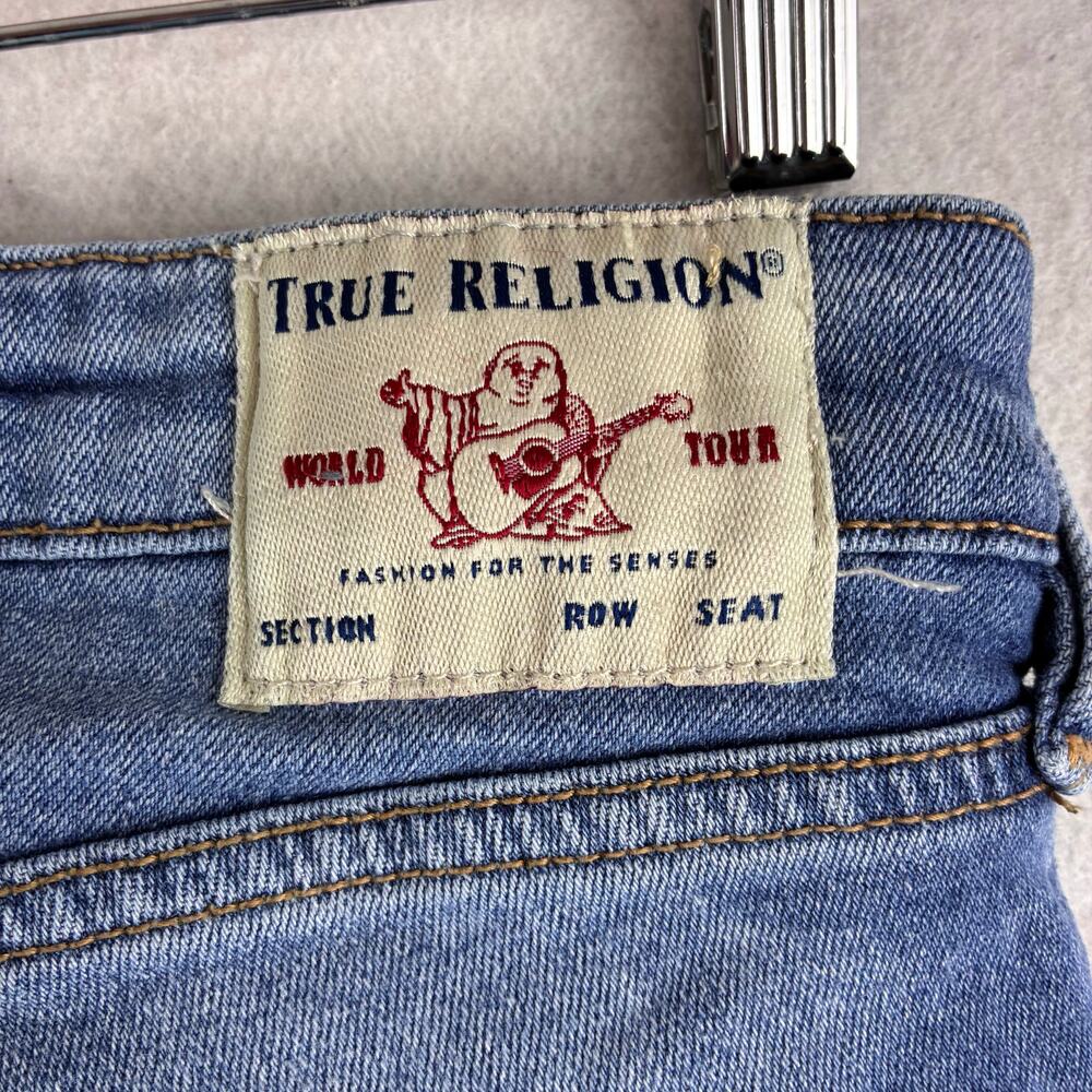 True Religion Jennie Curvy High Rise Skinny Women's 28 Distressed Fading Cotton - Picture 14 of 16